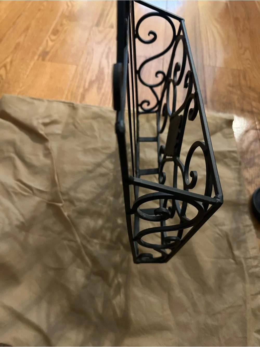 Vintage Vintage Cast Iron Wall Magazine Newspaper Mail Holder
